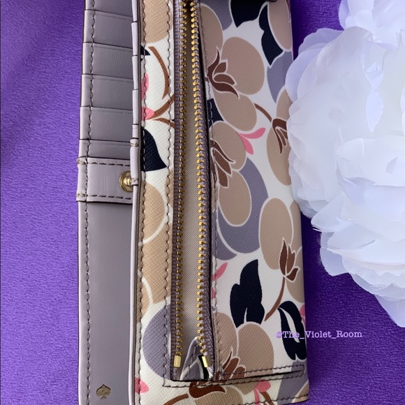 ▪️KATE SPADE▪️Breezy Floral Cameron Slim Wallet - Picture 6 of 7